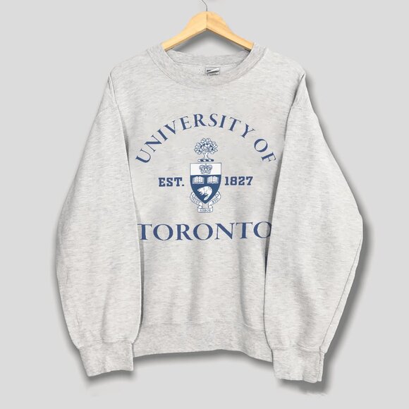 Vintage University of Toronto Sweatshirt, EST 1827 University of Toronto Shirt - Picture 1 of 2